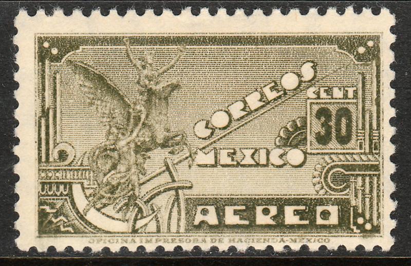 MEXICO C173, 30c 1934 Definitive Wmk Gobierno...279 UNUSED, H OG