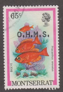 Montserrat O51 Fish O/P 1981