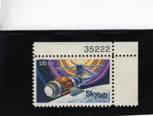 1529 Skylab, MNH w/plate #