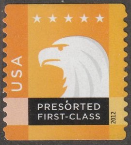 USA, stamp, Scott#4589,  mint, hinged, Presorted First class, Eagle