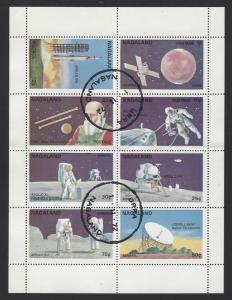 Nagaland: CTO (Used) Miniature Space Sheet of 8