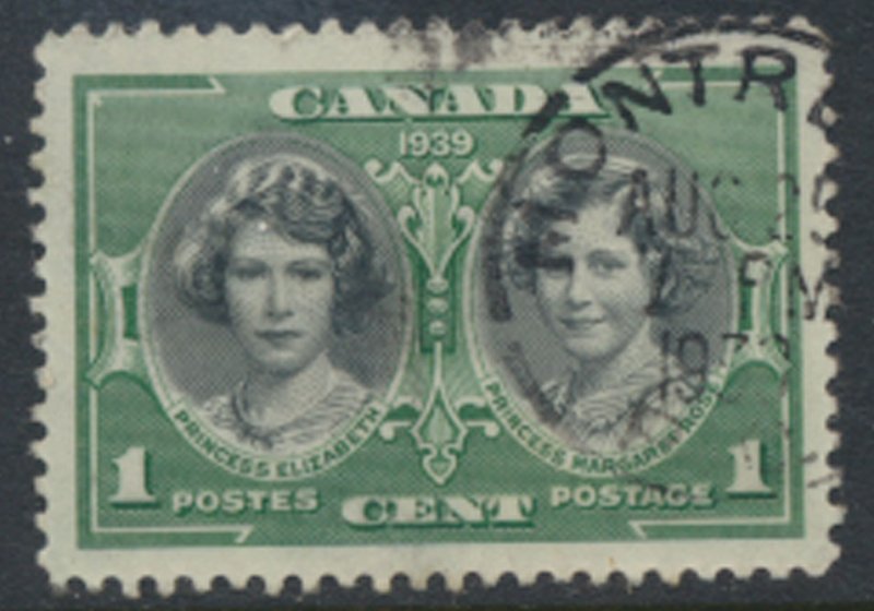 Canada  SG 372 Used Royal Visit 1939  SC# 246   see scan 