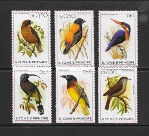 BIRDS - ST THOMAS & PRINCE #541-6  MNH