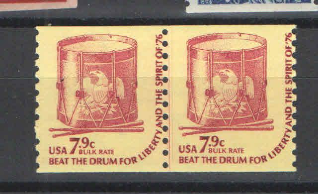 US 1976 Sc# 1615 Joint Line Pair MNH VF+