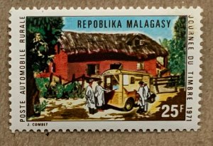 Malagasy 1971 Stamp Day, MNH.  Scott 456, CV $0.55