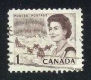 Canada #454 Dog Sled, used (0.25)