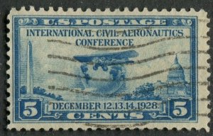 650  5c  International Civil Aeronautics Conference Used