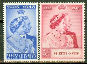 St Kitts Nevis 93-4 mint CV $11.25