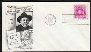 U.S. 980 Joel Chandler Harris 1948 Fleetwood U/A FDC A189