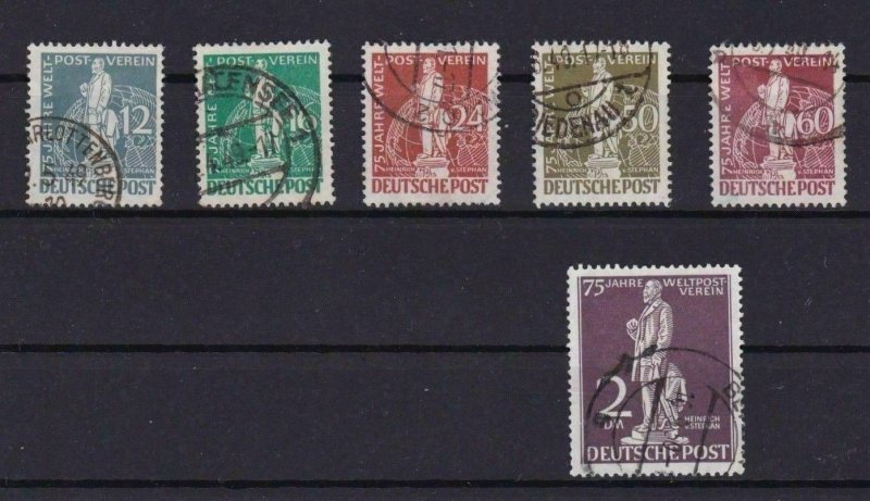 GERMANY BERLIN 1949 STAMP SET USED CAT £280  REF R 2868