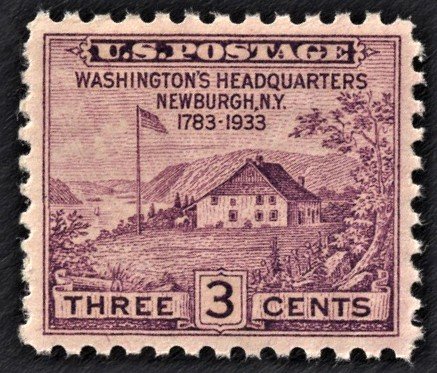 US 727 MNH F 3 Cent Washington's Headquarters