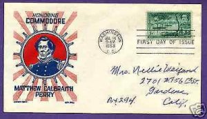 1021  OPENING OF JAPAN 5c1953, CACHET CRAFT / BOLL(M6) FI...