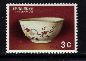 Ryukyu Is 103 Hinged 1962 issue
