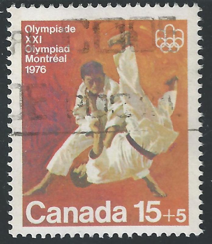 Canada #B9 15c+5c Olympics - Judo