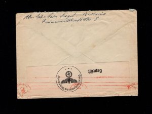 Germany Judaica Sara Berlin Censor Front & Back 1940 Cover to Baltimore 6e