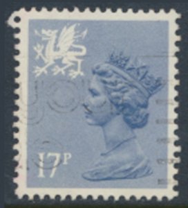 Wales  GB  Machin 17p SG W44  Used Type I   SC# WMMH30  see details