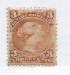 1868 QV 3 cent Large Queen mint o.g. hinged