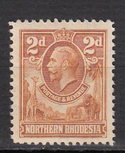 Northern Rhodesia - 1925 KGV 2p Sc#4 - MLH (7913)