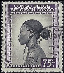 BELGIAN CONGO   #195 USED (9)