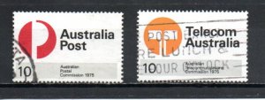 Australia 616-617 used