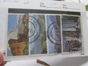 South Africa #511-14 used set 2023 SCV = $1.00