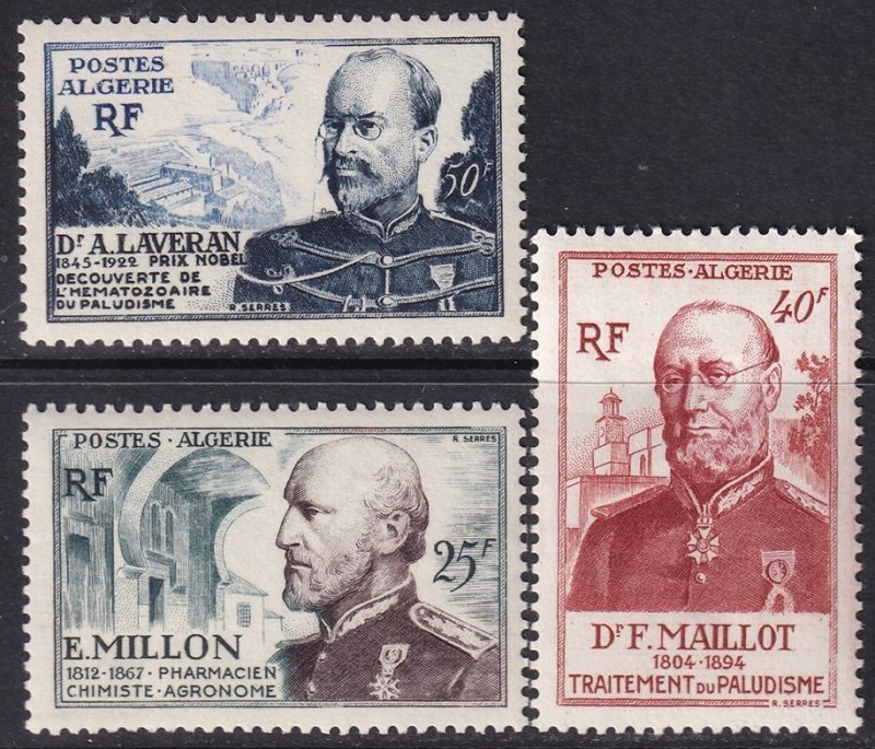 Algeria 1953 Sc 250-2 set MLH*