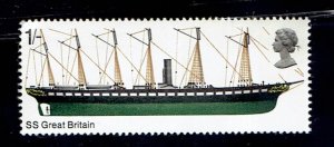 GREAT BRITAIN SCOTT#579 1969 1s SS GREAT BRITAIN - MNH