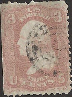 # 65 DULL RED FAULT USED GEORGE WASHINGTON