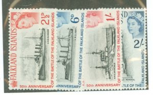 Falkland Islands #150-3 Mint (NH) Single (Complete Set)
