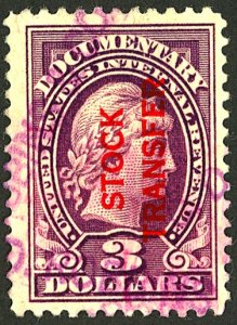 U.S. #RD14 USED VIOLET CANCEL