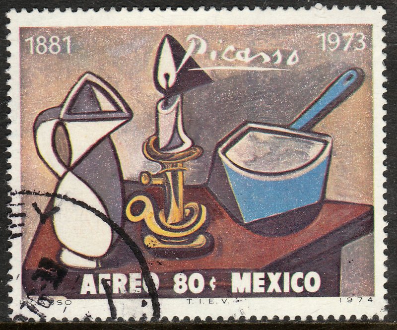 MEXICO C428 In Memoriam Pablo Picasso - painter sculptor USED. F-VF. (1300)