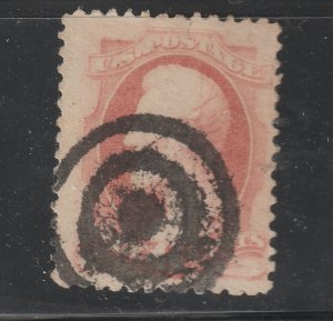 U.S. Scott 186 used cancel