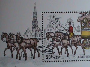 ​BELGIUM STAMP-1982 SC#B1021 BELGICA'82 STAMP SHOW-BRUSSEL -MNH SHEET VF