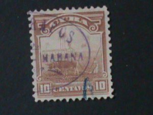 ​CUBA-1899 SC#231-CANE FIELD FANCY CANCEL-VF-125 YEARS OLD HARD TO FIND