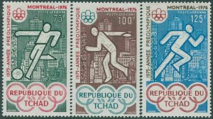 Chad 1975 SG425-427 Olympic Games set MNH