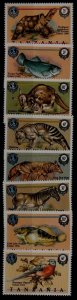 Tanzania 545-52 MNH Animals SCV19.85