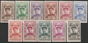 Indochina 1936 Sc 171-81 set MNH**