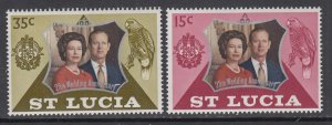 St Lucia 328-329 MNH VF