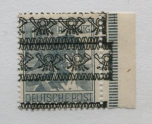GERMANY  604  MNH  DBLE OVPT MARGIN SIGNED