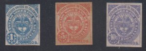 Colombia-Santander - 1884 - SC 1-3 - MH - Complete set