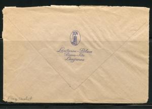 SWITZERLAND  LOT OF 2  1929 COVERS FROM THE LAUSANNE PALACE TO SAN FRANCISCO 