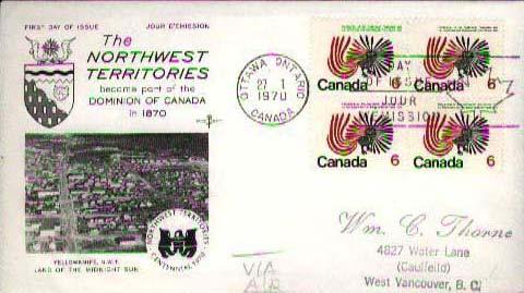 Canada, First Day Cover