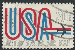 US #C75 20c USA & Jet