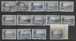 Australia 143 used stock of 14. see desc.  CV $91.00