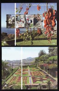 Portugal-Madeira-Sc#296-7-2 sheets-unused NH-Botanical Garde