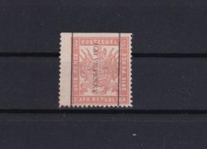 transvaal 1885 mounted mint stamp ref 13654