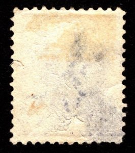 1908, US 3c, Washington, Used, thin, Sc 333