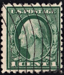 SC#462 1¢ George Washington Single (1916) Used