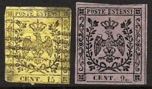 Modena #3 Used (thin) and PR3 VF