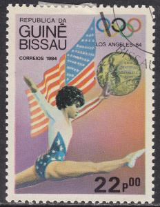 Guinea-Bissau 615 CTO 1984 Flag, Medal & Olympic Winner